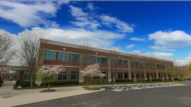 Blue Modern Visual Data Chart Presentation  768x432